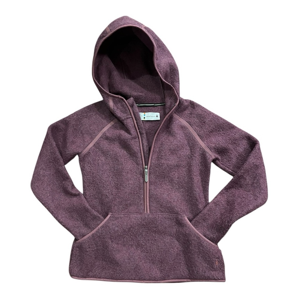 Smartwool Purple Hudson Trail 1/2 Zip Anorak size XS